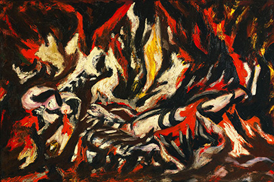 Flame Jackson Pollock